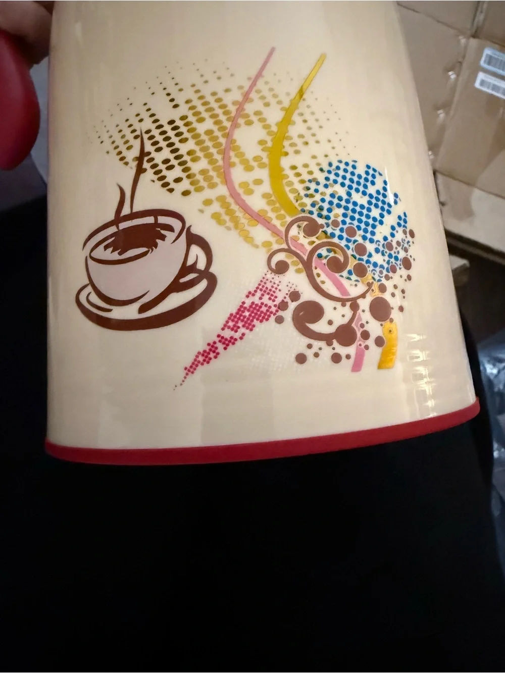 AceChef Glass Lined Thermal Carafe 45 Oz Retro  Coffee Kitchen NIB Farmhouse